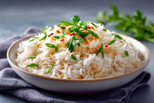 Steamed Basmati (veg)